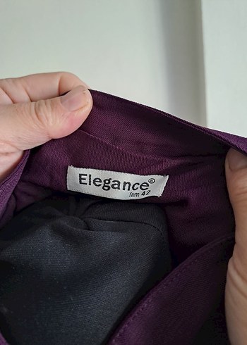 Mor, Düğmeli, Uzun Kesim kap - Görsel 5