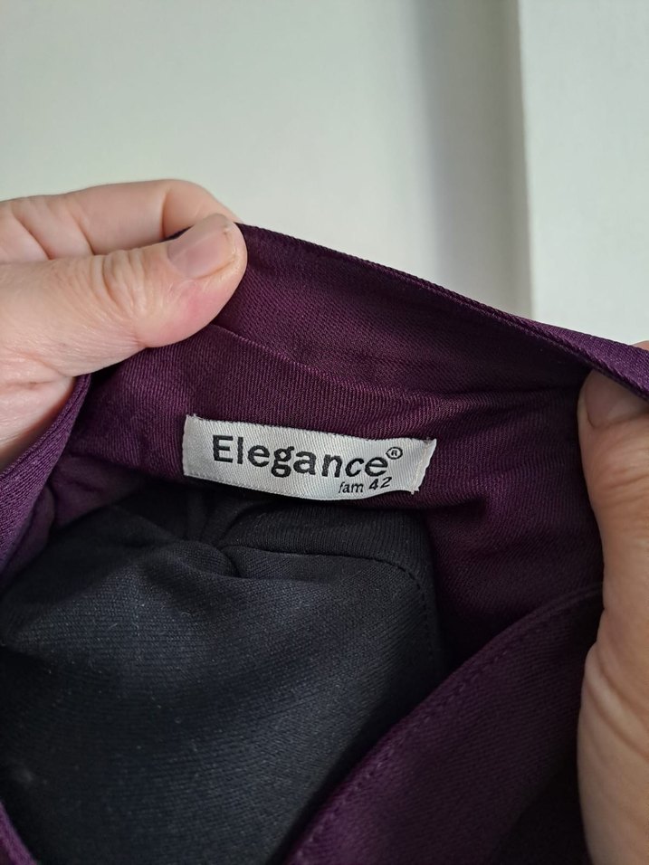 Mor, Düğmeli, Uzun Kesim kap - Görsel 5