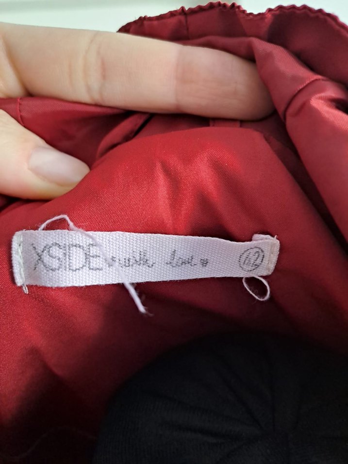 Bordo Salaş Midi yağmurluk - Görsel 5