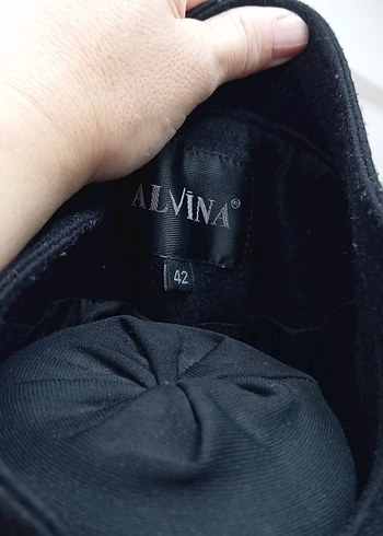 Siyah Uzun Kadın Kaban - Görsel 4