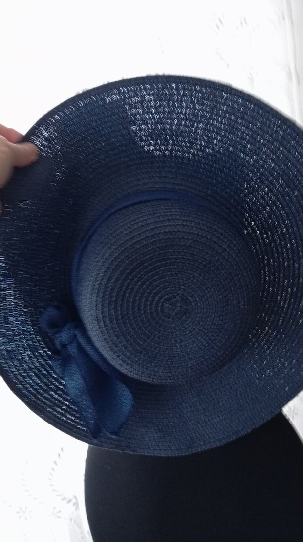 Siyah Fırfırlı Bohem Kadın Şapka - Görsel 2