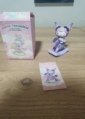 Pastel Mor Sanrio Karakter Figürü