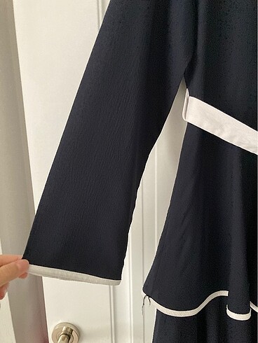 42 Beden lacivert Renk Tesettür elbise