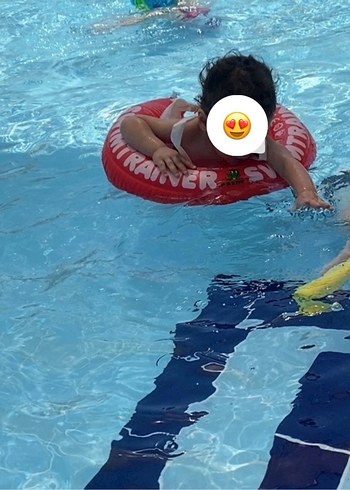 Swimtrainer Swimtrainer Kırmızı Yüzme Simidi 3 ay 4 Yaş
