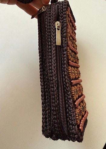 Boncuk İşlemeli Bohem Kadın Cüzdanı - Görsel 2