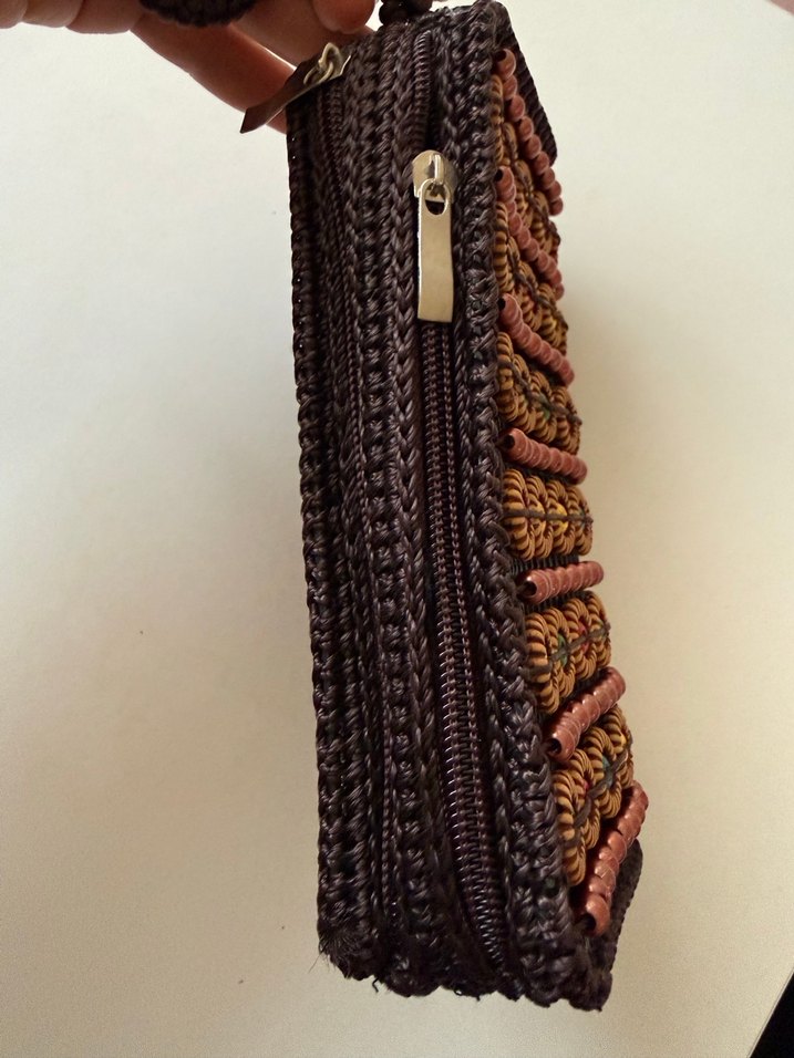 Boncuk İşlemeli Bohem Kadın Cüzdanı - Görsel 2