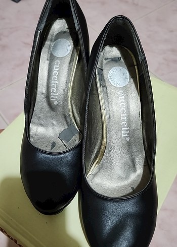 Diğer Klasik Siyah Platform Topuklu Kadın Stiletto
