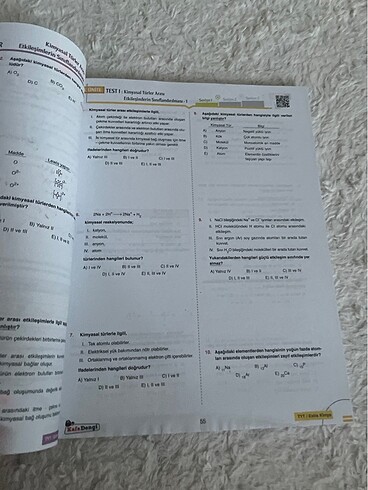  Tyt kimya