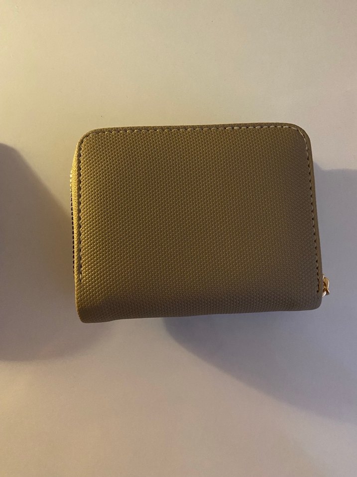 Bej Deri Fermuarlı Kadın Cüzdanı - Görsel 2