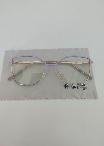 Bilge Karga Pastel Mor Transparan Kadın Gözlüğü - Görsel 3