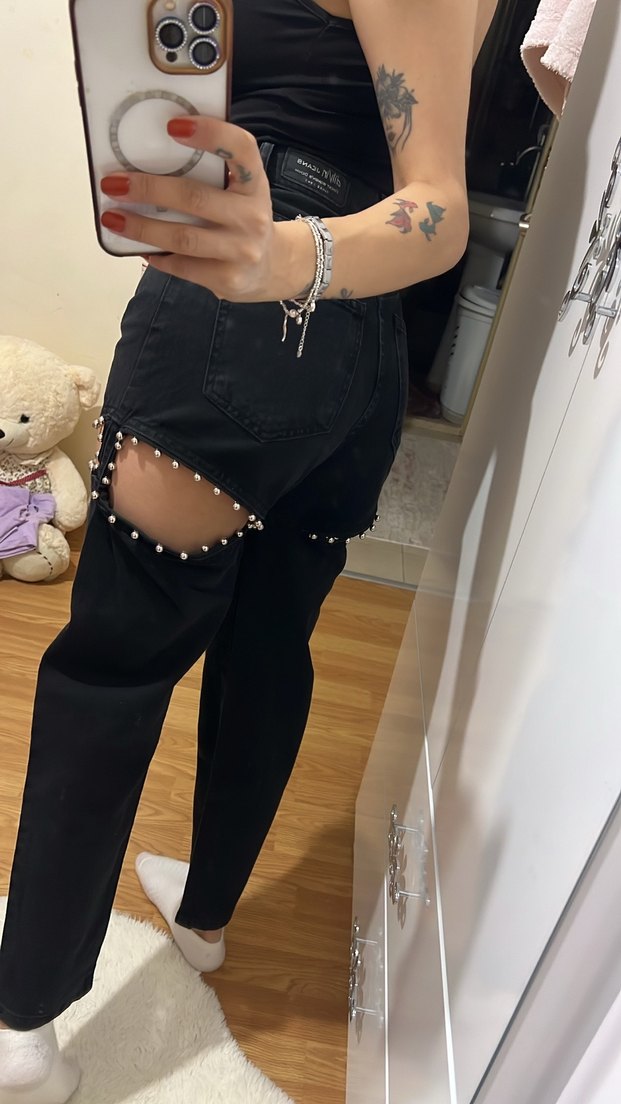 Siyah Kadın Vücut Zinciri - Grunge Punk - Görsel 4