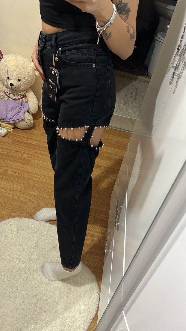 Siyah Kadın Vücut Zinciri - Grunge Punk - Görsel 2