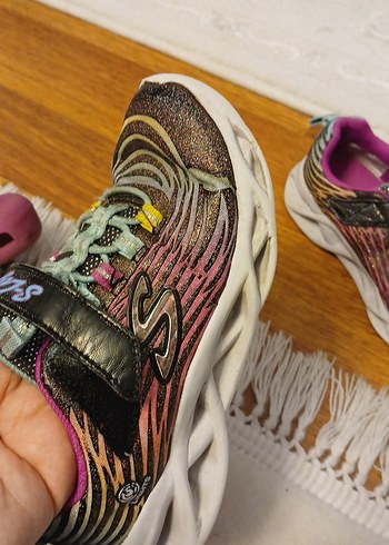 Sckerhers renkli Bağcıksız Kız Çocuk Spor Ayakkabısı - Görsel 4