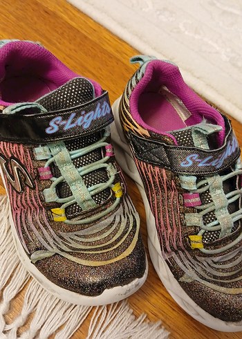 Sckerhers renkli Bağcıksız Kız Çocuk Spor Ayakkabısı - Görsel 2