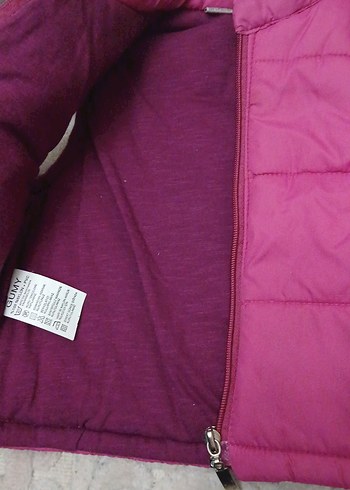 Kız Çocuk Fermuarlı Pembe Yelek - Görsel 2