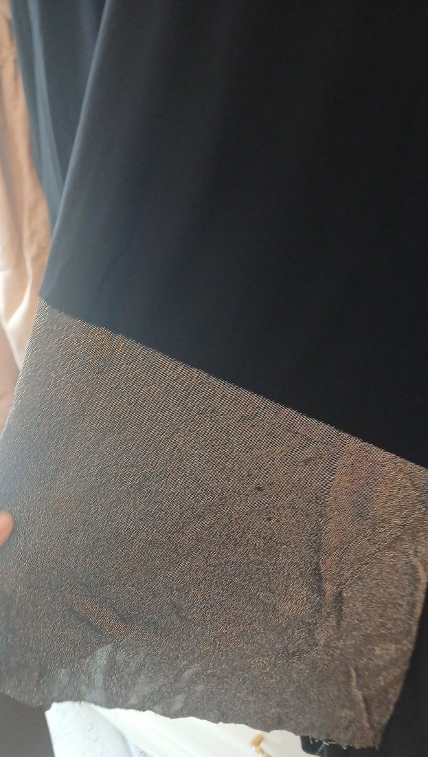 Uzun Kollu Siyah Kadın Tunik - Görsel 3