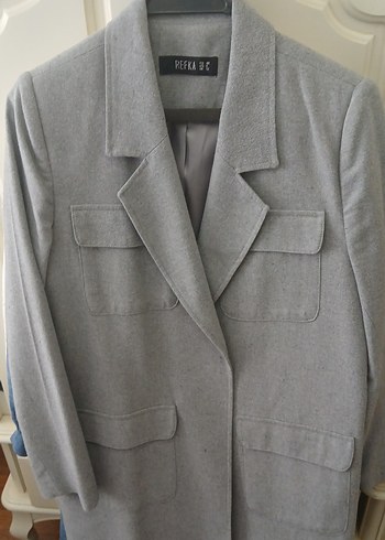 Gri refka blazer ceket - Görsel 6