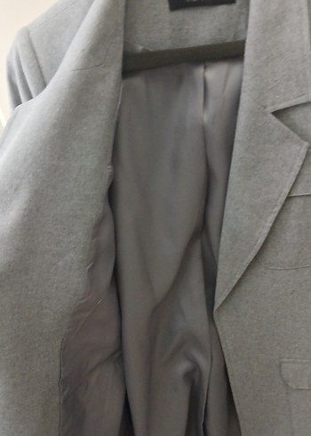 Gri refka blazer ceket - Görsel 3