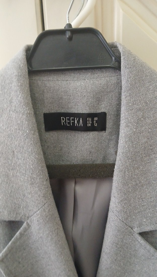 Gri refka blazer ceket - Görsel 4