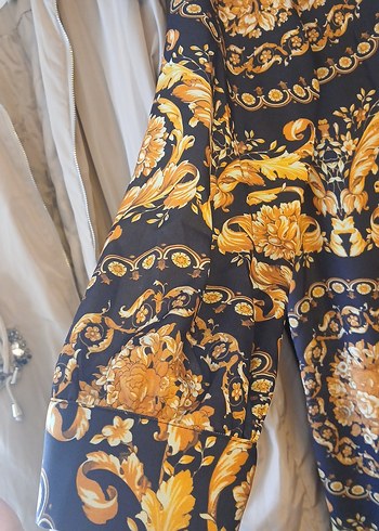 Kadın Uzun Bohem Desenli Kimono - Görsel 2