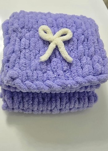 puffy Örgü Kadın Şal istediğiniz renk de örülebilir - Görsel 4