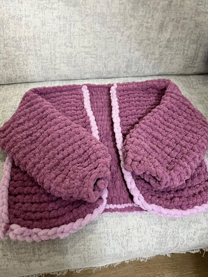 puffy ip hırka - Görsel 2