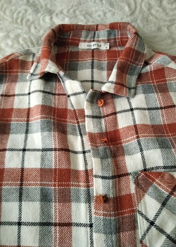 kırmızı kareli oduncu gömleği - Görsel 3