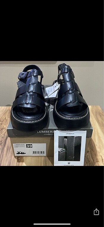 Lumberjack yüksek topuk kadın sandalet