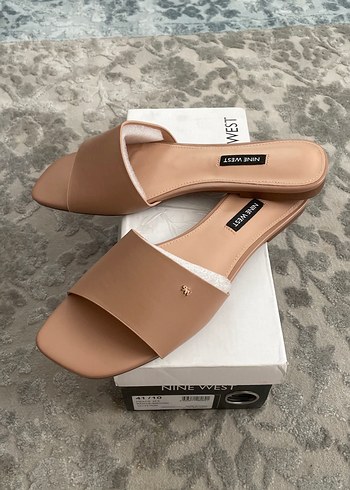 41 Beden Nine West Bej Kadın Topuklu Terlik