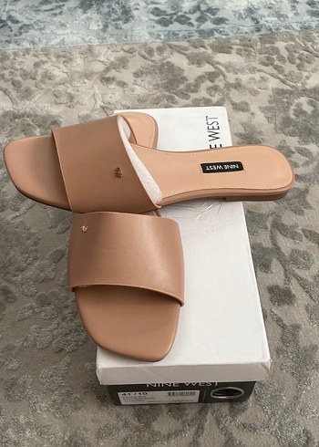 Nine West Nine West Bej Kadın Topuklu Terlik