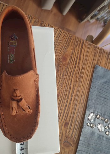 Püsküllü Erkek Çocuk Süet Loafer Ayakkabı - Görsel 6