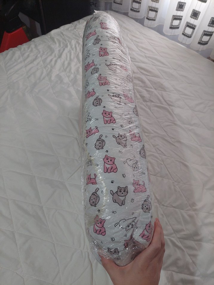 Pembe Baskılı Çocuk Uyku Minderi Baby nest - Görsel 3