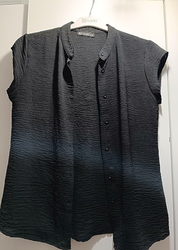 Siyah Kadın Gömlek - Görsel 3