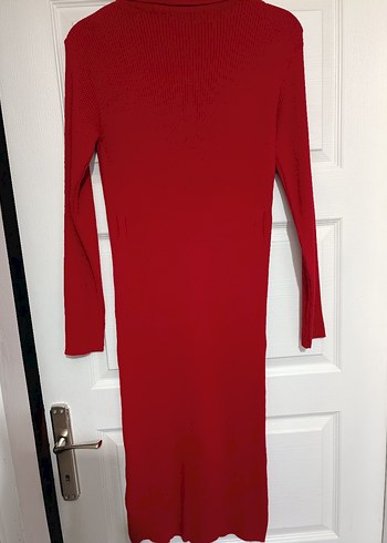 Kırmızı Triko Kadın Kazak - Görsel 5