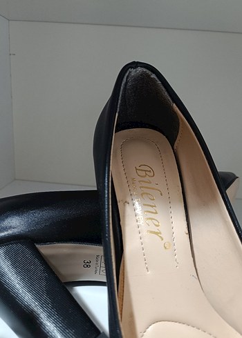 Siyah Klasik Kadın Topuklu Ayakkabı - Görsel 4