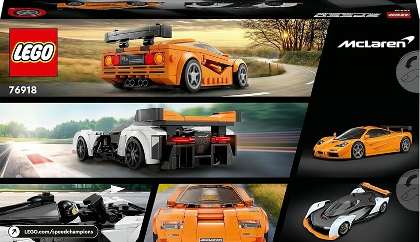 Beden Lego speed champions mclaren F1 ve mclaren solus gt