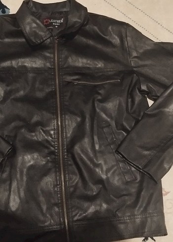 Tox Leather Siyah Deri Biker Ceket