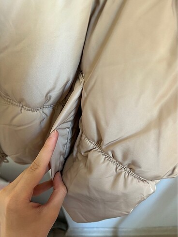 xl Beden ten rengi Renk H&M Kadın şişme mont