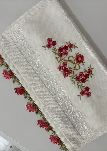 iğne oyalı havlu - Görsel 2