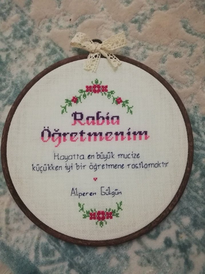 etamin işlemeli ÖĞRETMENLER GÜNÜ - Görsel 2