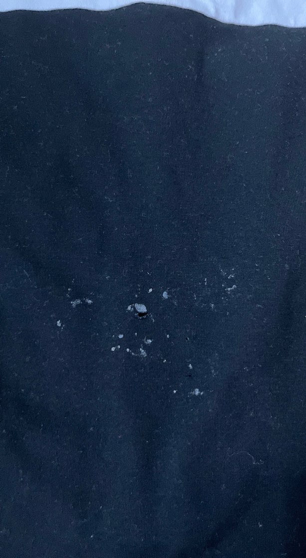 Beyaz Siyah Pamuklu Kısa Kollu Kadın Tişört - Görsel 3