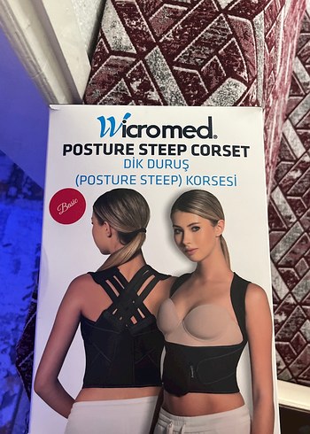 Wicromed Siyah Duruş Korsesi