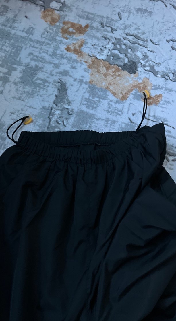 Siyah Paraşüt Kadın Pantolon - Görsel 3