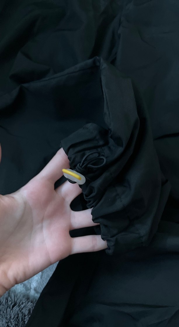 Siyah Paraşüt Kadın Pantolon - Görsel 2