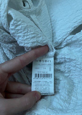 Fırfırlı Mini Bohem Kadın Bluz - Görsel 2