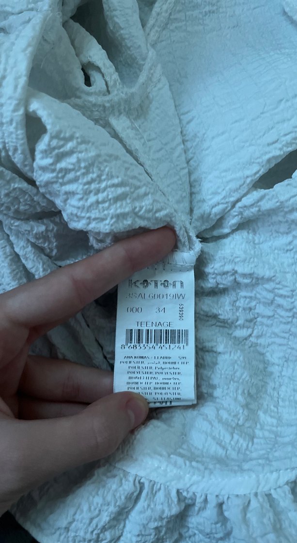 Fırfırlı Mini Bohem Kadın Bluz - Görsel 2