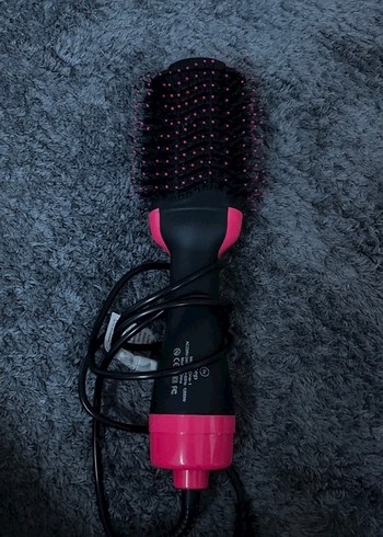 Pembe Elektrikli Fön Fırçası