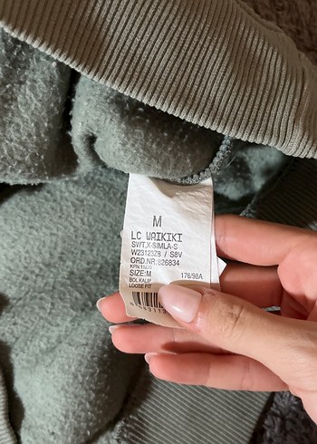 Koyu Yeşil Kapüşonlu Kadın Sweatshirt - Görsel 2