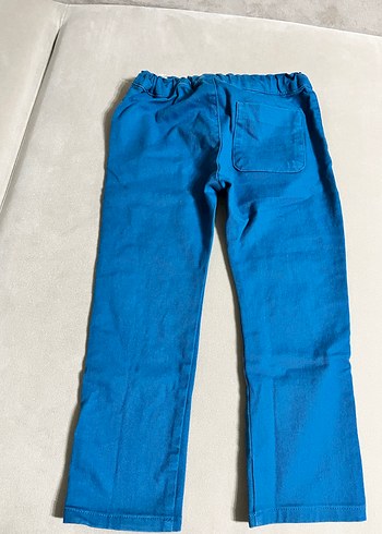 4-5 Yaş Mavi Erkek Çocuk Kot Pantolon - Görsel 3