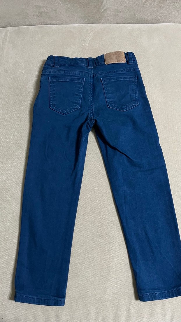 LCW 4-5 Yaş Erkek Çocuk Koyu Mavi Denim Pantolon - Görsel 2